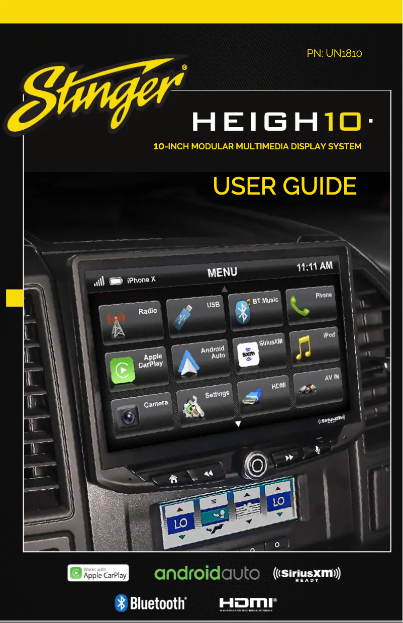 Imagen de la primera página del manual del dispositivo RB10TAC16B