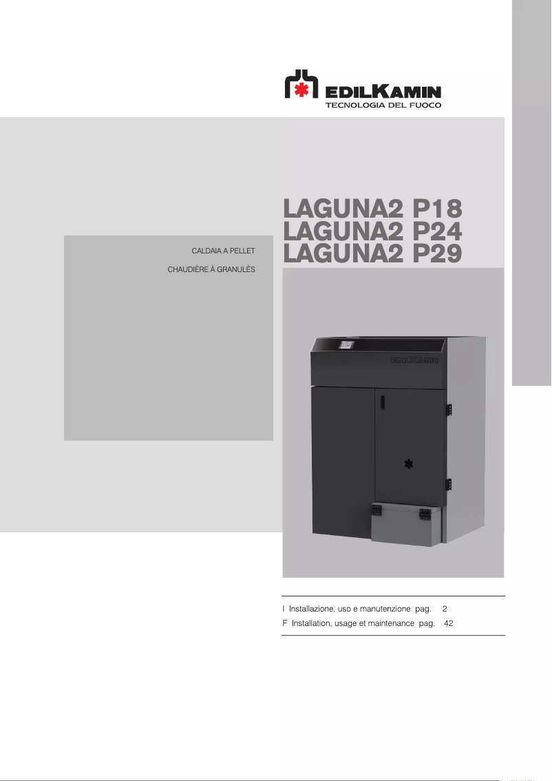 Imagen de la primera página del manual del dispositivo LAGUNA2 P24