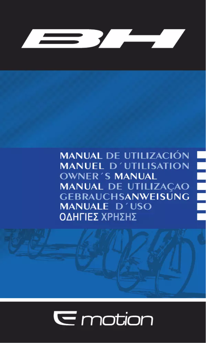 Página 1 del manual Manual de usuario BH Fitness Cambridge