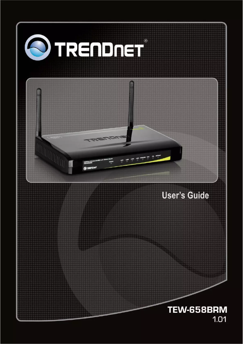 Imagen de la primera página del manual del dispositivo TEW-658BRM