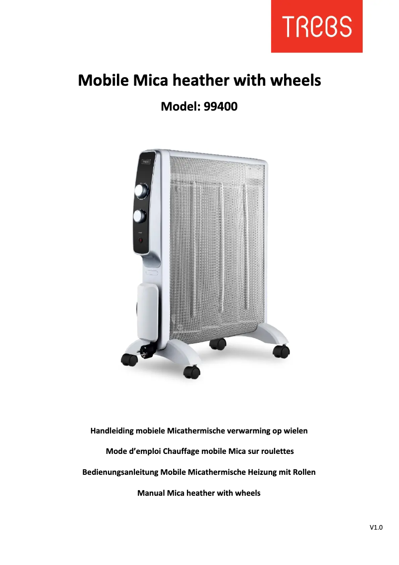 Imagen de la primera página del manual del dispositivo Mobile Mica 99400