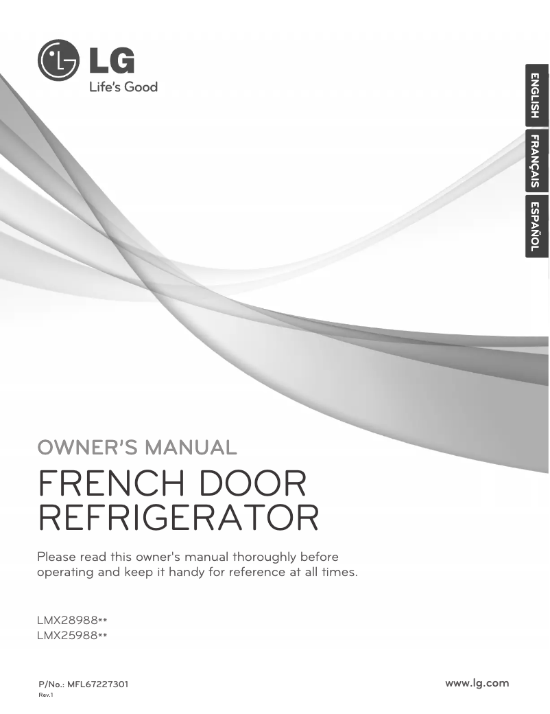 Página nº 1 - Manual de usuario LG LMX25988SW