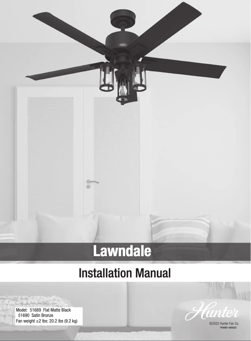 Imagen de la primera página del manual del dispositivo Lawndale