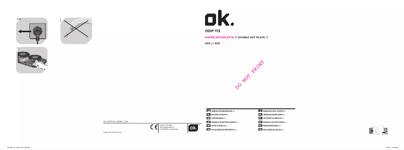 Imagen de la primera página del manual del dispositivo ODP 113