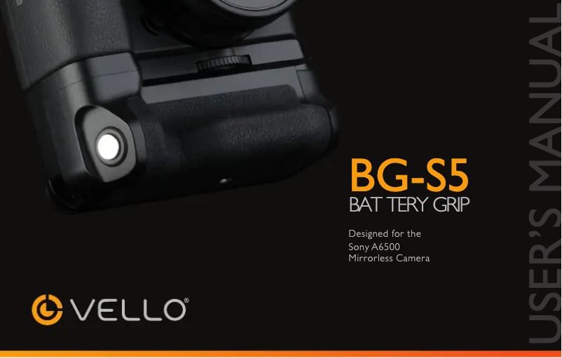 Imagen de la primera página del manual del dispositivo BG-S5