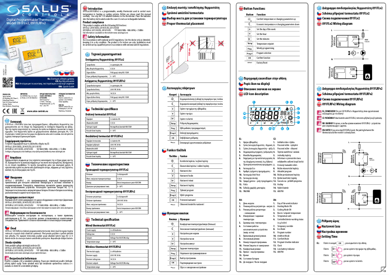 Imagen de la primera página del manual del dispositivo 091FLRFV2