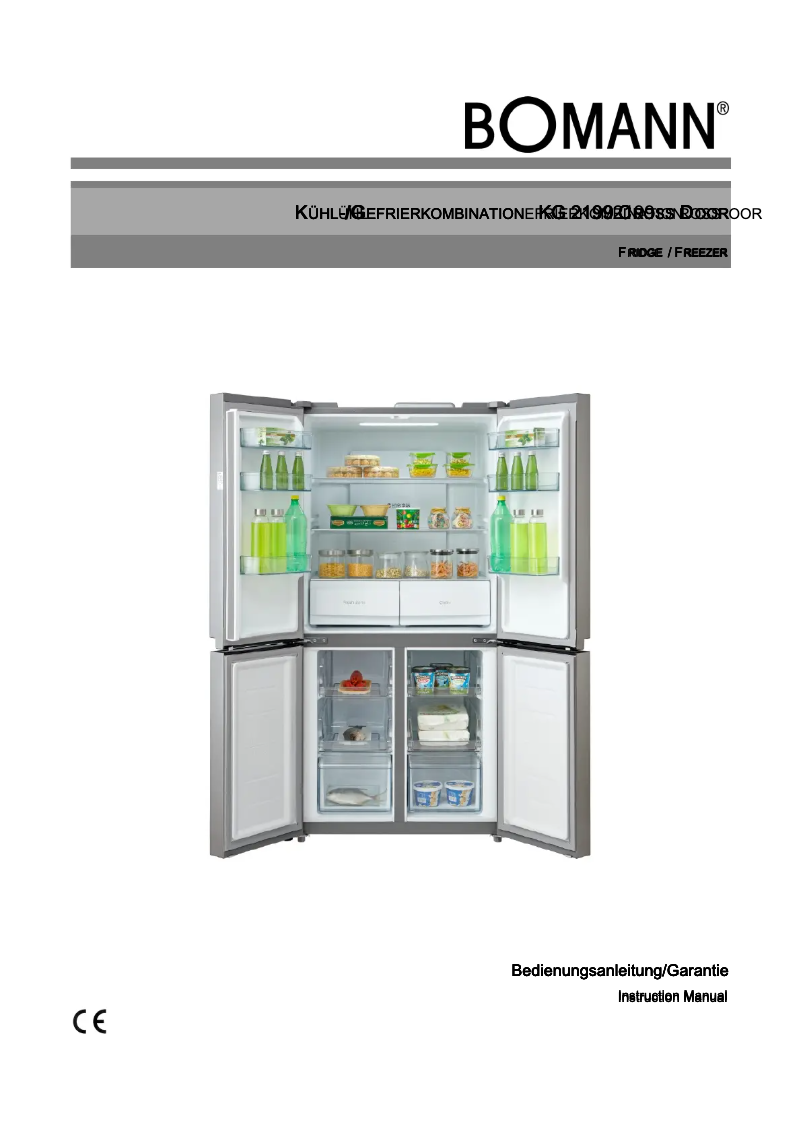 Imagen de la primera página del manual del dispositivo KG 2199