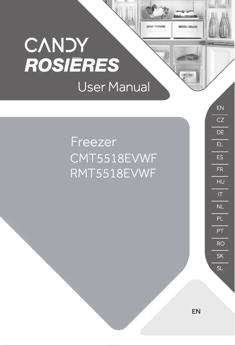 Página 1 del manual Manual de usuario Rosieres RMT5518EVWF