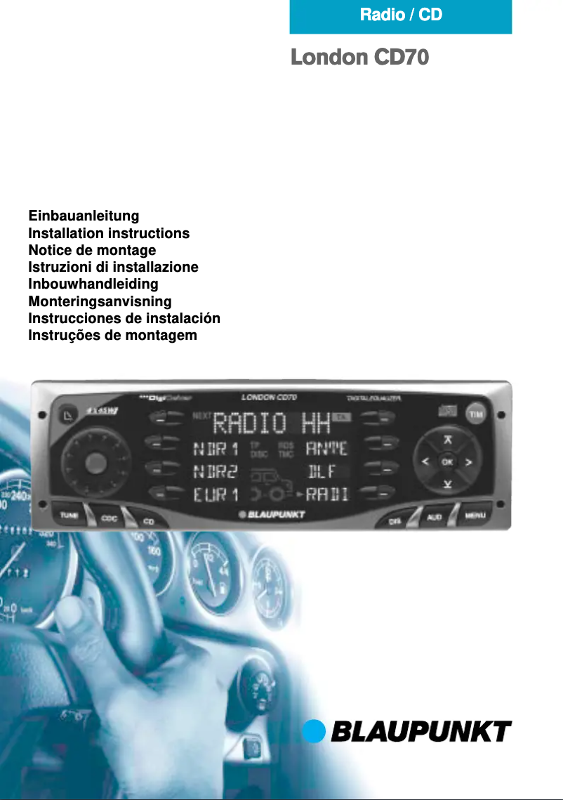 Página 1 del manual Manual de usuario Blaupunkt London CD70