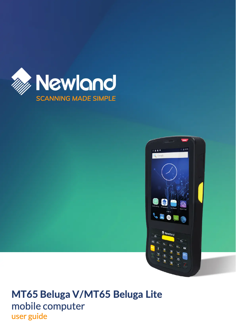 Imagen de la primera página del manual del dispositivo MT65 Beluga V