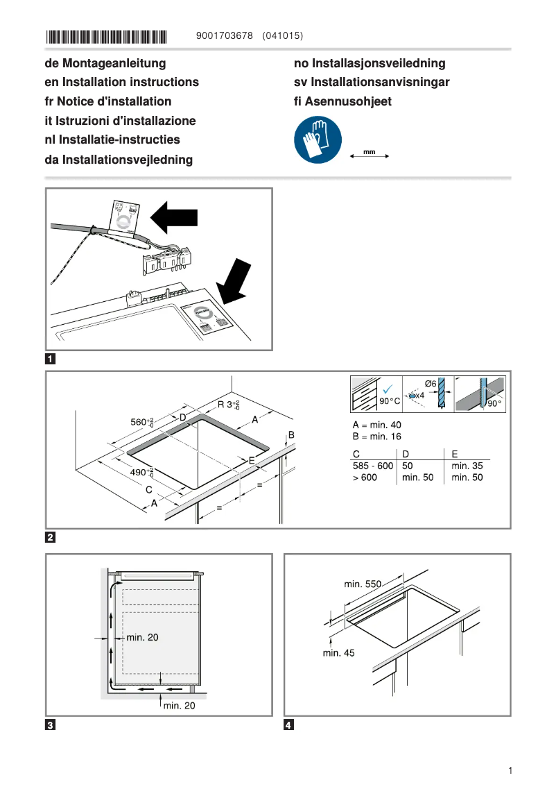 Página 1 del manual Manual de usuario Siemens EI645CFB6E