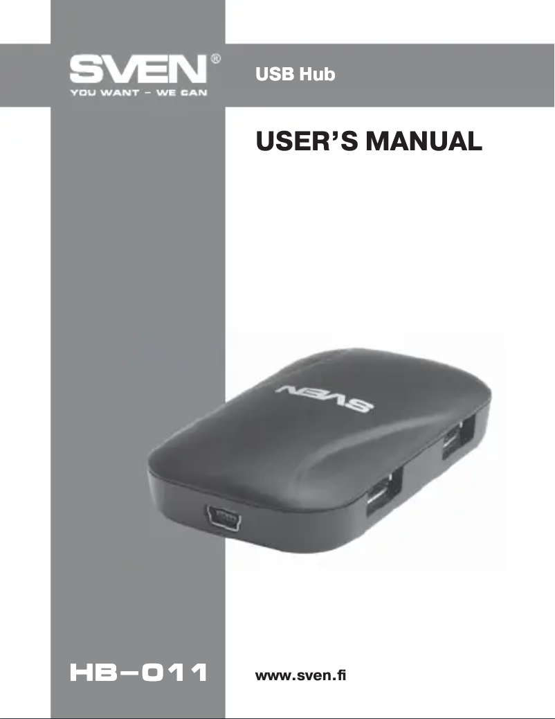 Página nº 1 - Manual de usuario Sven HB-011