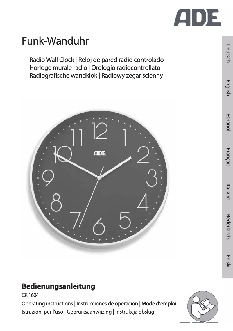 Página 1 del manual Manual de usuario ADE CK 1604