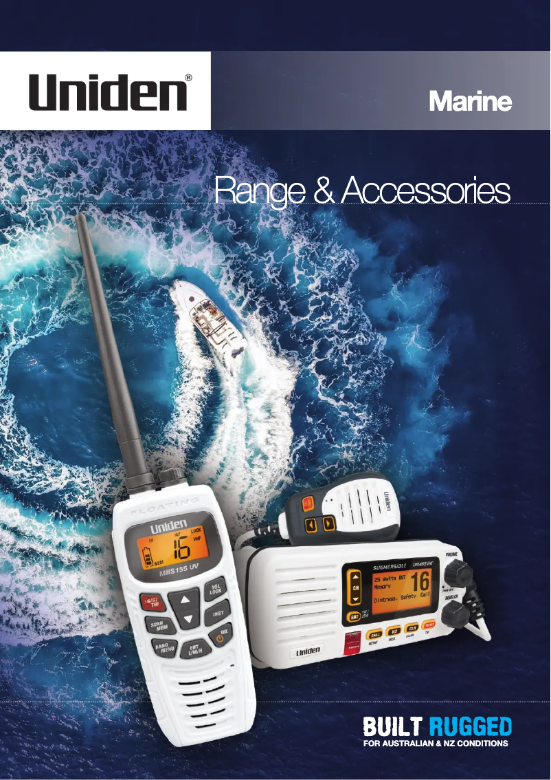 Página nº 1 - Folleto Uniden UM355 VHF