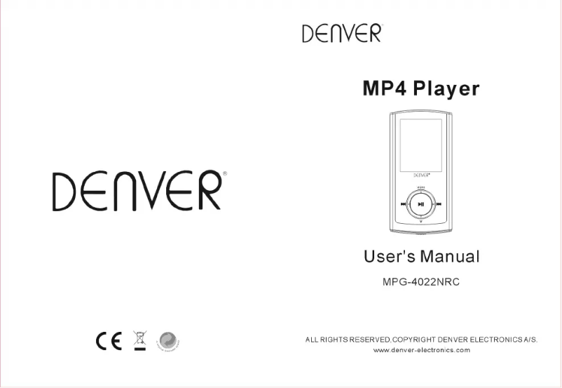 Imagen de la primera página del manual del dispositivo MPG-4022NRC
