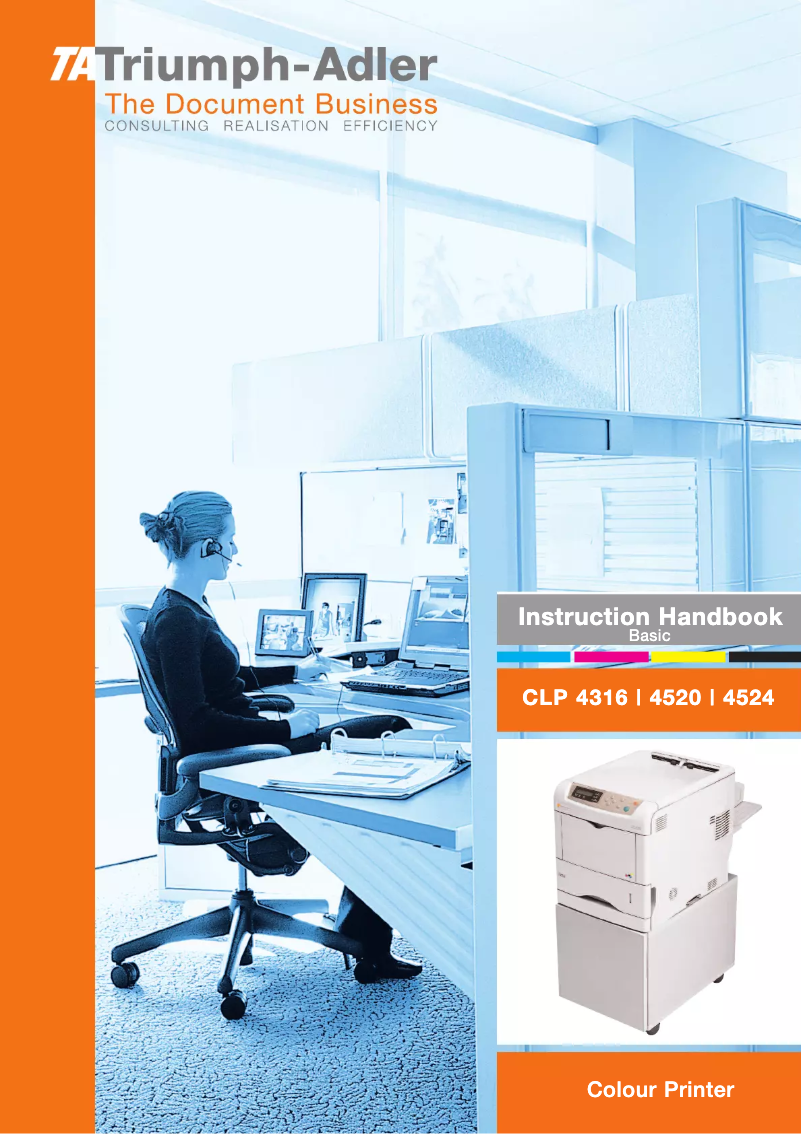 Página 1 del manual Manual de usuario Triumph-Adler CLP 4524
