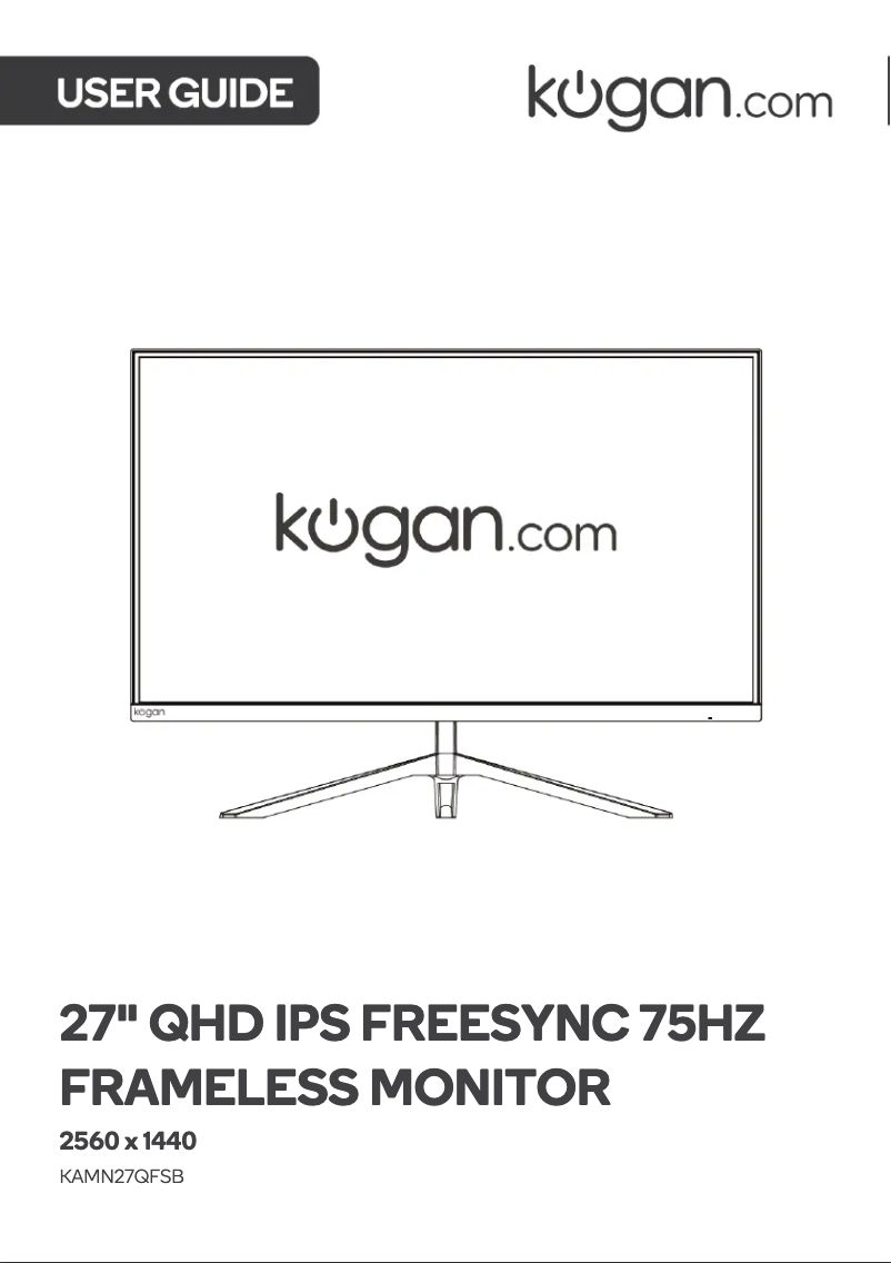 Imagen de la primera página del manual del dispositivo KAMN27QFSB