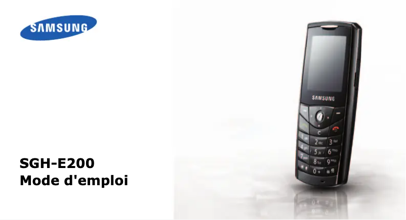 Página 1 del manual Manual de usuario Samsung SGH-E200