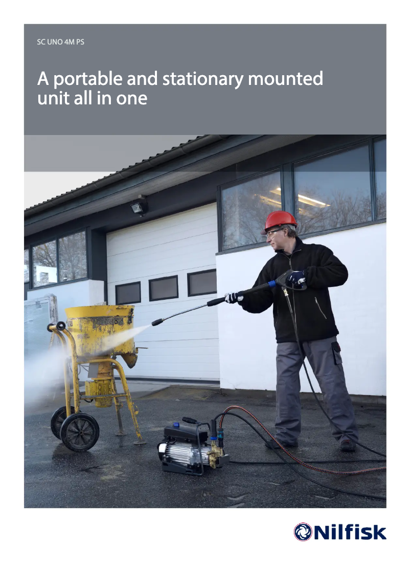 Página nº 1 - Folleto Nilfisk SC UNO 4M