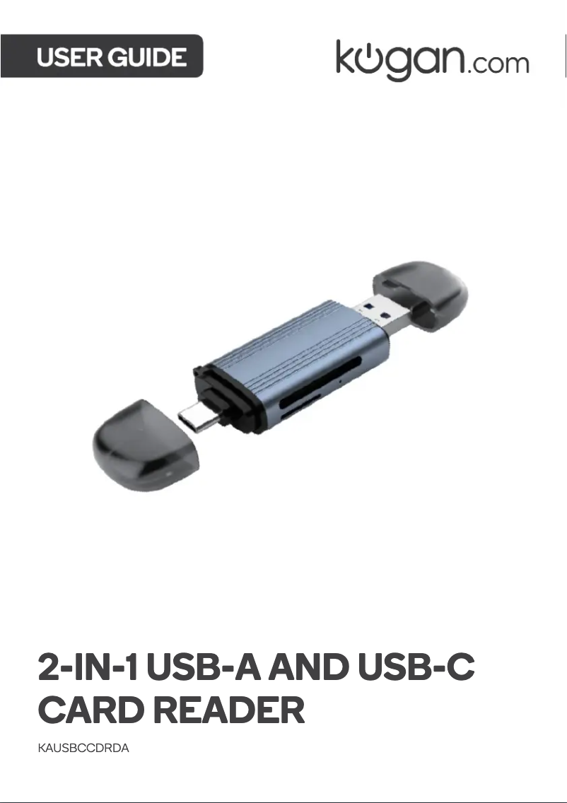 Página 1 del manual Manual de usuario Kogan KAUSBCCDRDA