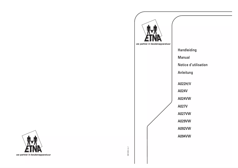 Página 1 del manual Manual de usuario Etna A024VZT