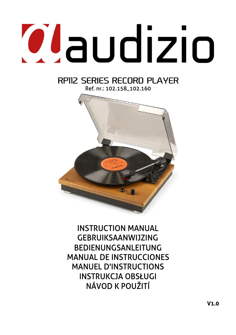 Página 1 del manual Manual de usuario Audizio RP112L