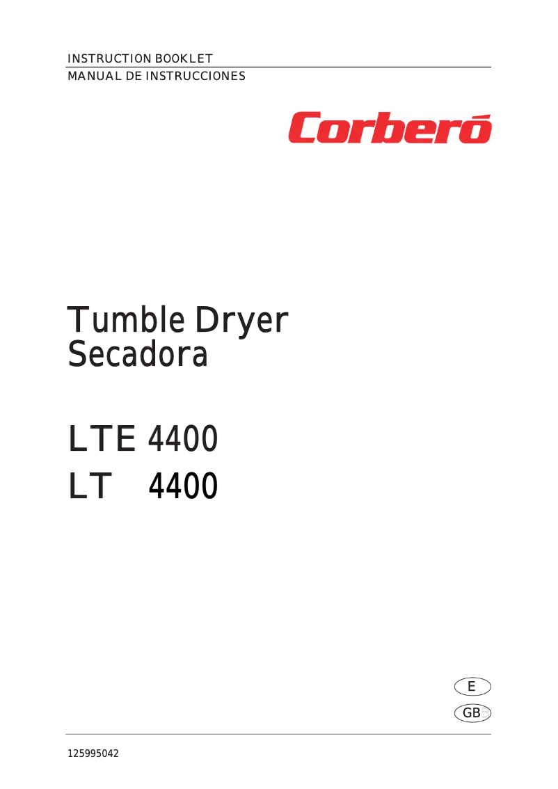 Página nº 1 - Manual de usuario Corbero LTE4400