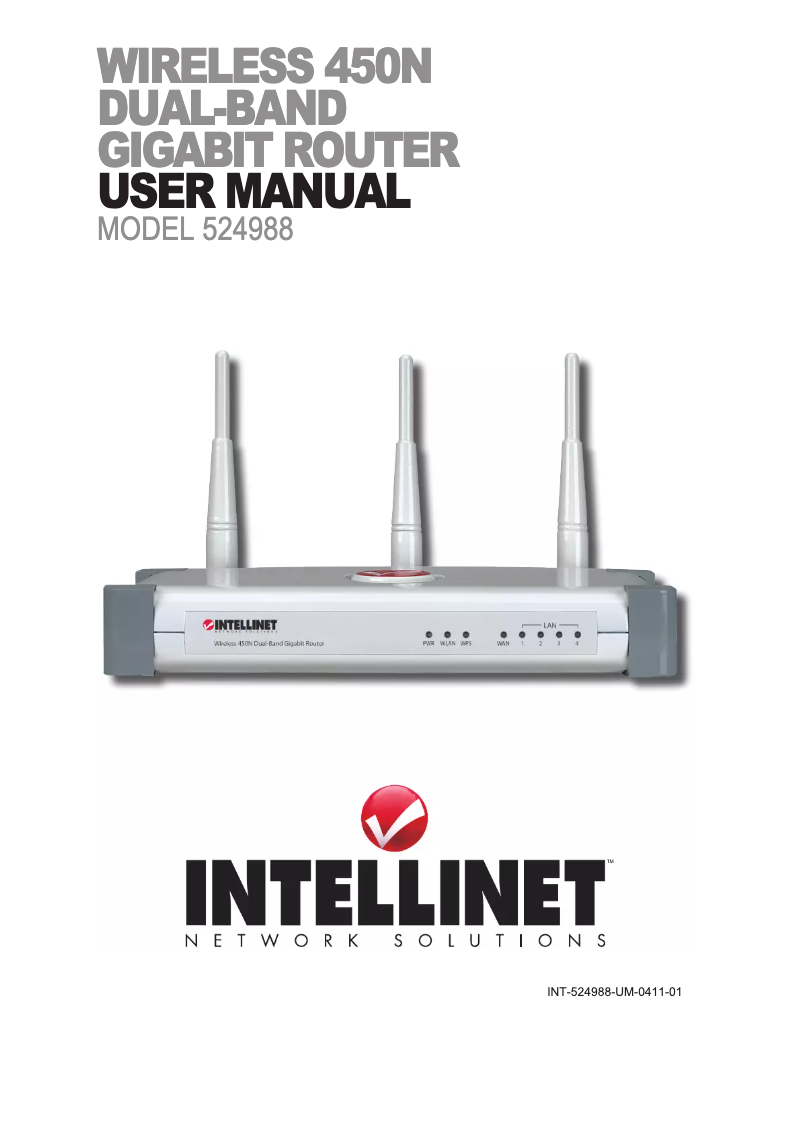 Página 1 del manual Manual de usuario Intellinet 450N 524988