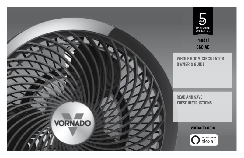 Página nº 1 - Manual de usuario Vornado 660 AE