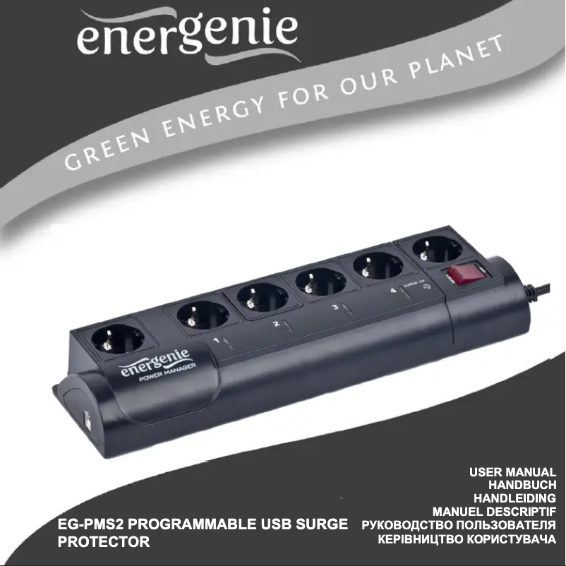 Página 1 del manual Manual de usuario EnerGenie EG-PMS2