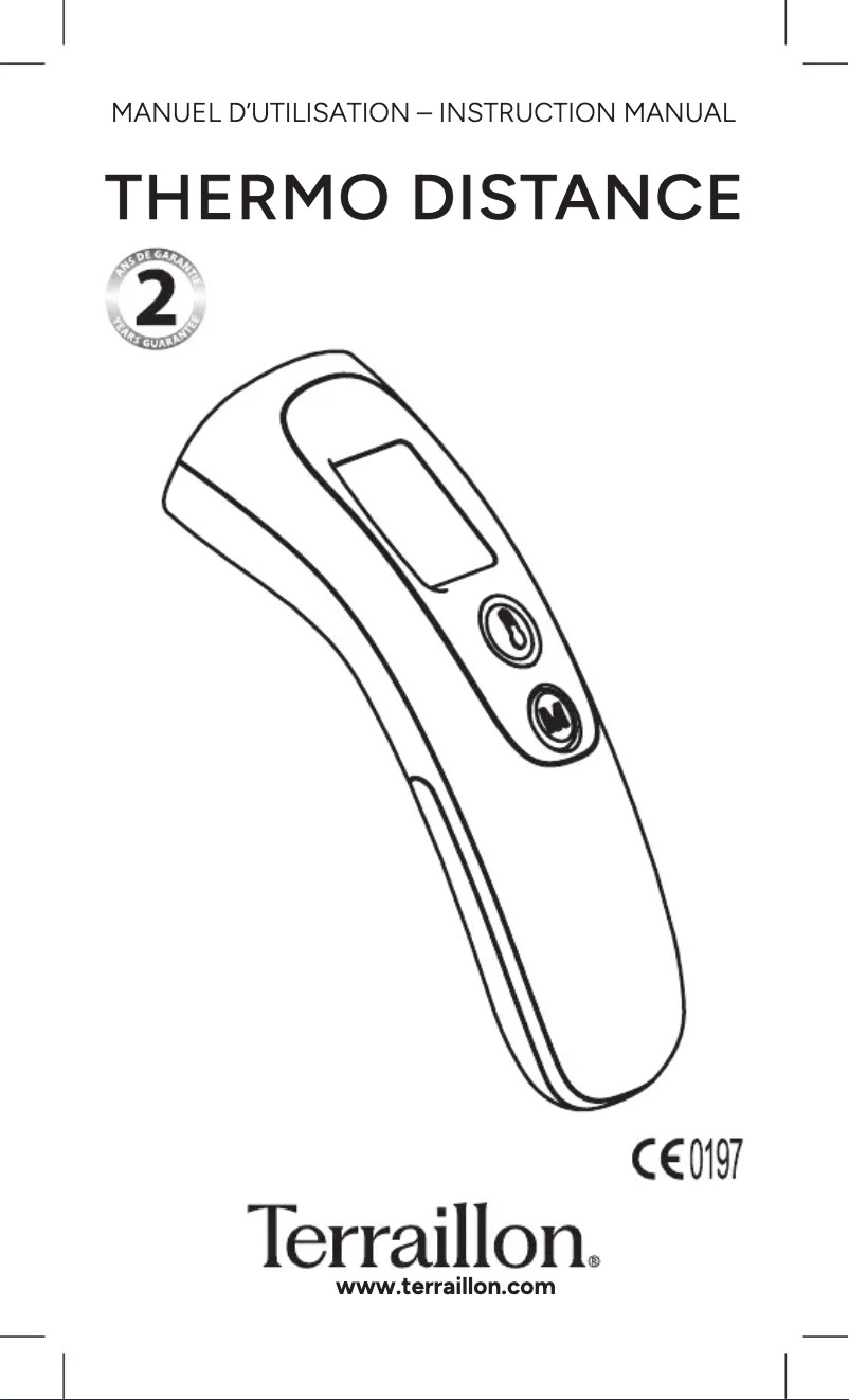 Página 1 del manual Manual de usuario Terraillon Thermo Distance