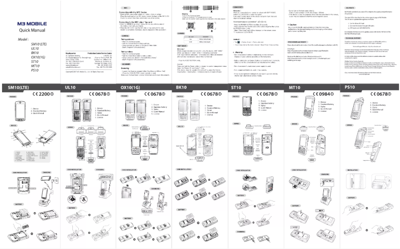 Imagen de la primera página del manual del dispositivo SM10LTE