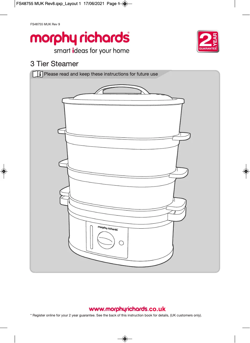 Página 1 del manual Manual de usuario Morphy Richards 48755