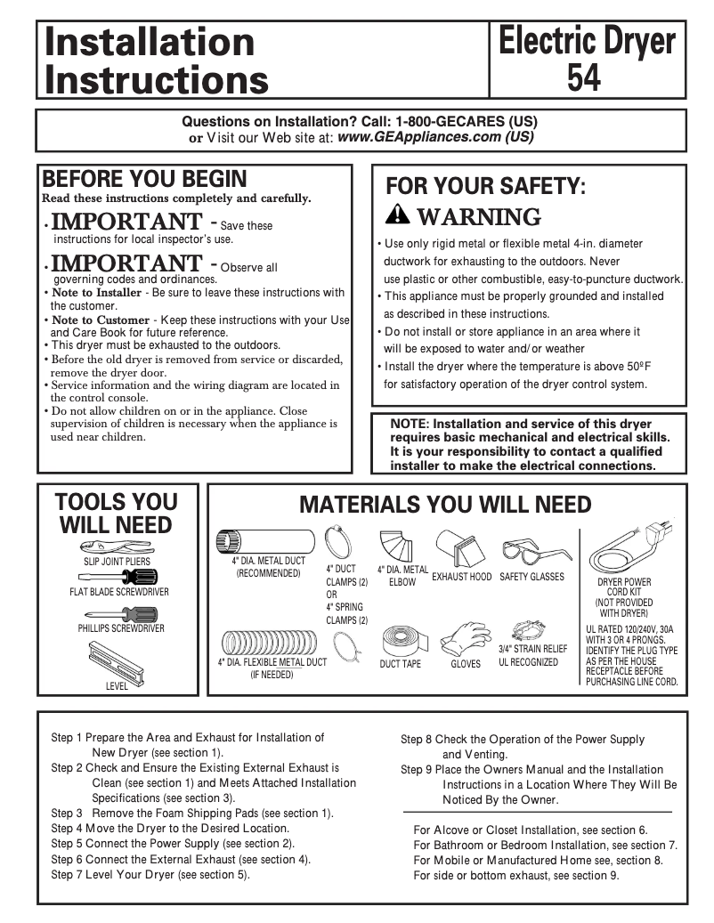 Imagen de la primera página del manual del dispositivo DLLLR23EGWW