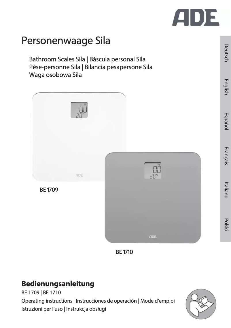 Imagen de la primera página del manual del dispositivo Sila BE 1710