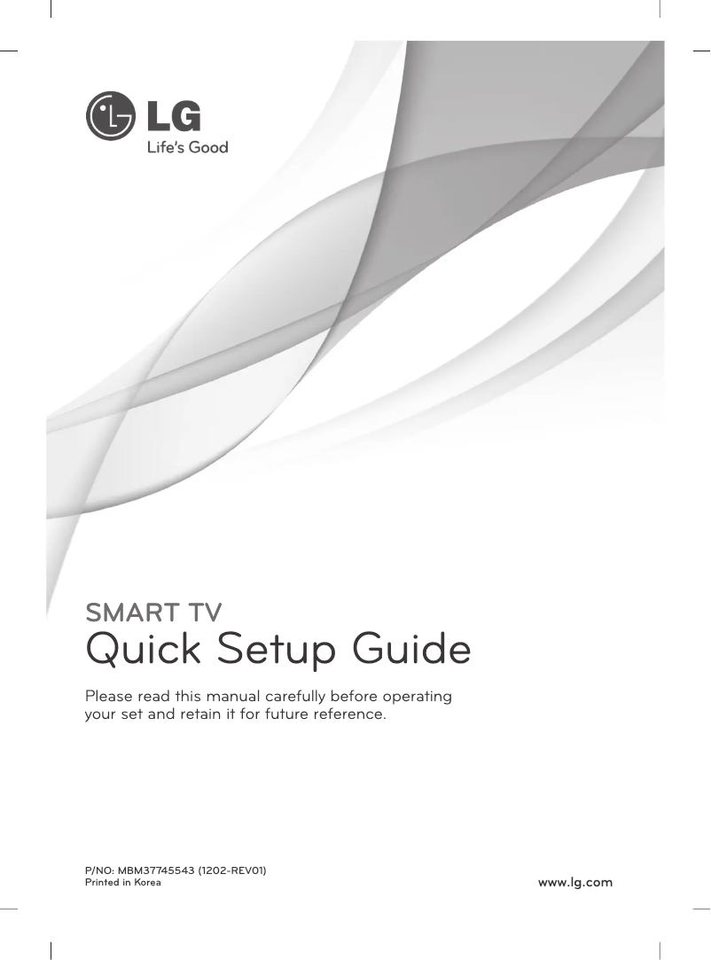 Imagen de la primera página del manual del dispositivo 47LM960V