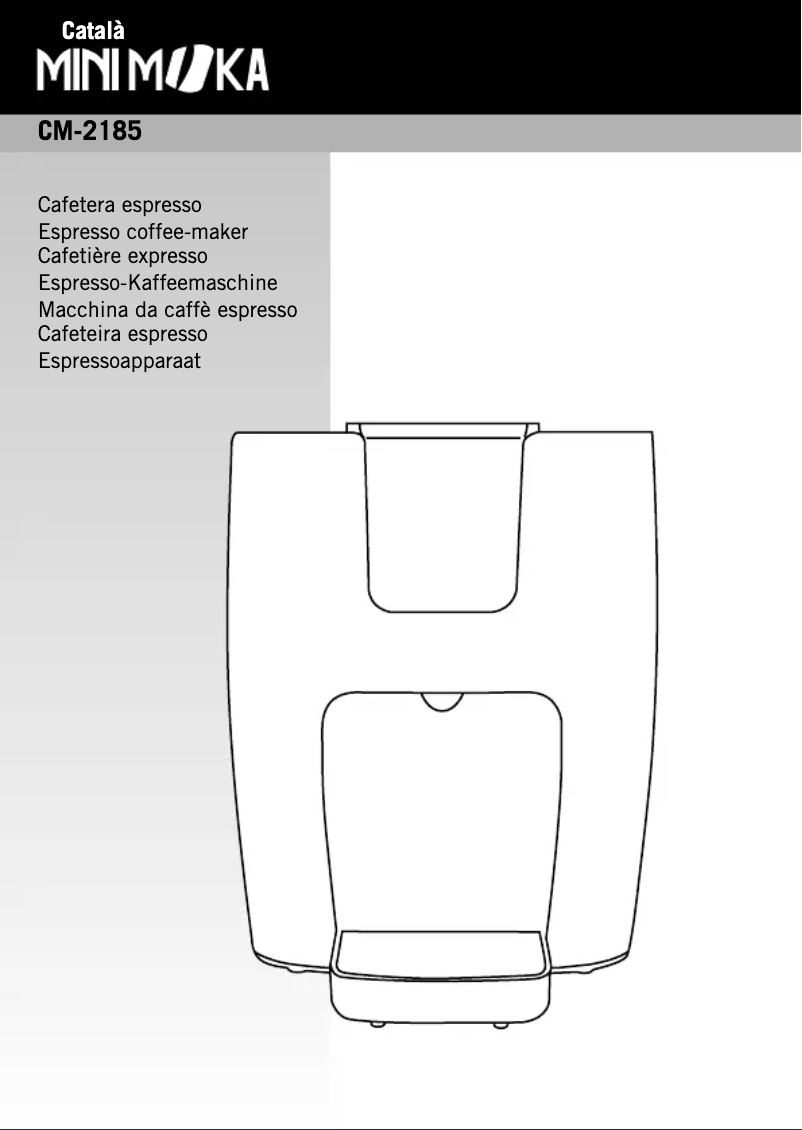 Página 1 del manual Manual de usuario Minimoka CM-2185