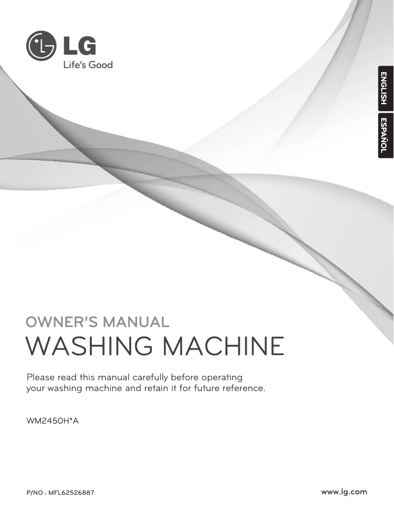Página 1 del manual Manual de usuario LG WM2450HRA