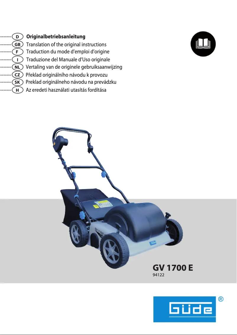 Página 1 del manual Manual de usuario Güde GV 1700 E