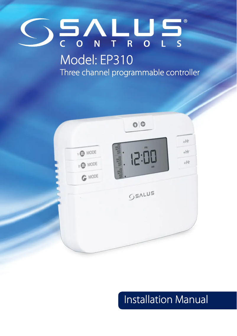 Imagen de la primera página del manual del dispositivo EP310