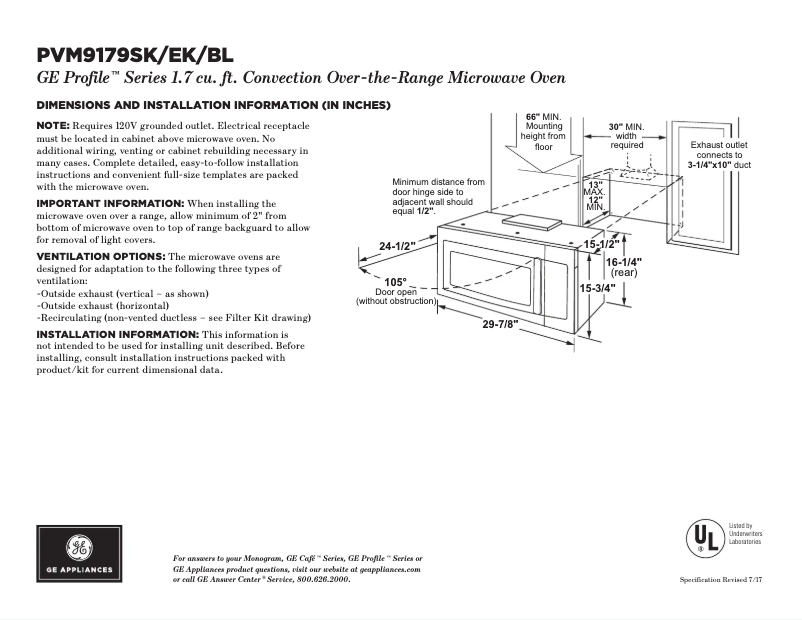 Imagen de la primera página del manual del dispositivo Profile PVM9179BLTS