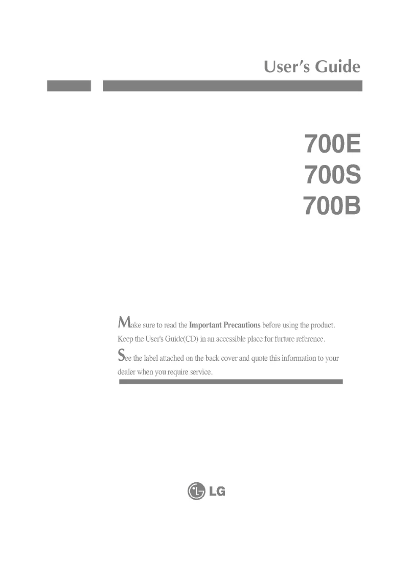 Imagen de la primera página del manual del dispositivo 700BJ