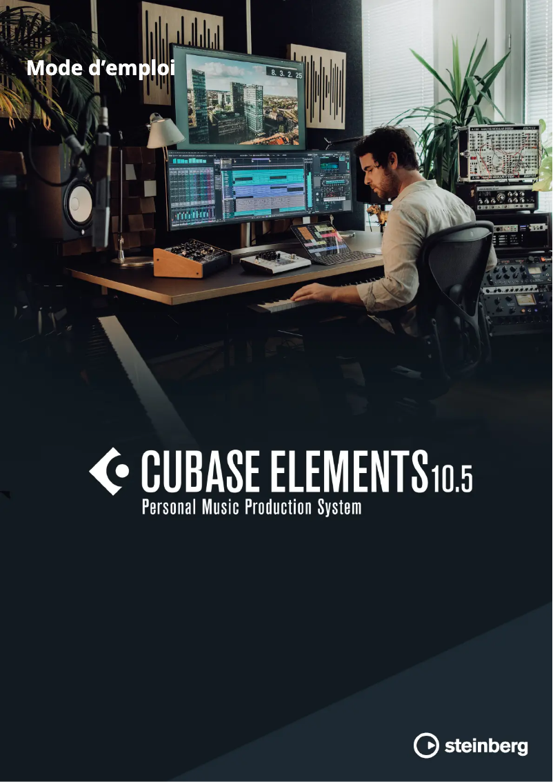 Imagen de la primera página del manual del dispositivo Cubase Elements - 10.5