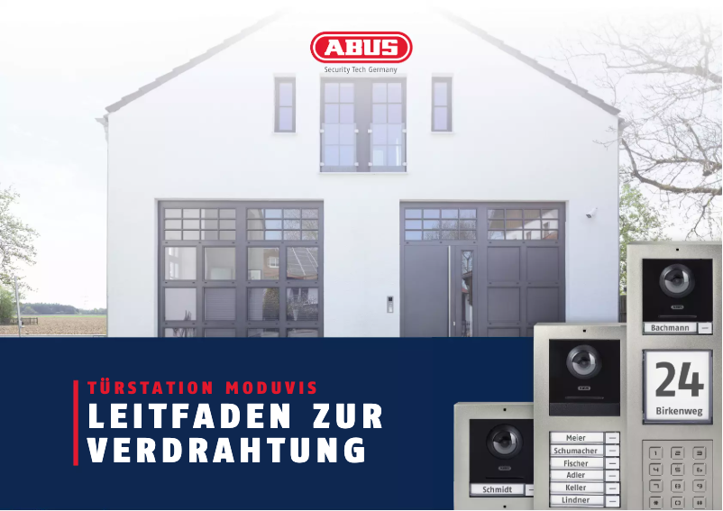 Página 1 del manual Diagrama de cableado Abus TVHS20300