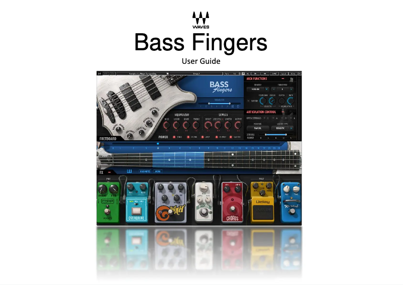 Página 1 del manual Manual de usuario Waves Bass Fingers