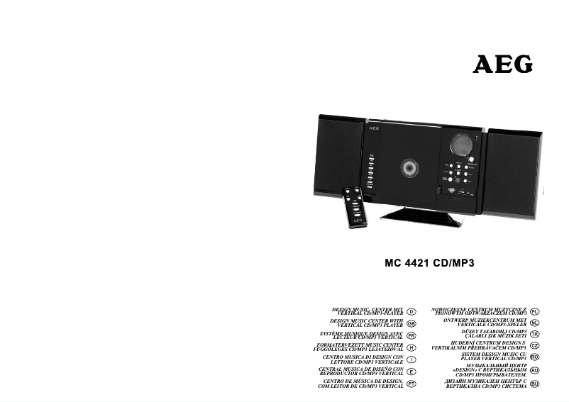 Imagen de la primera página del manual del dispositivo MC 4421