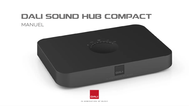 Página 1 del manual Manual de usuario Dali Sound Hub Compact