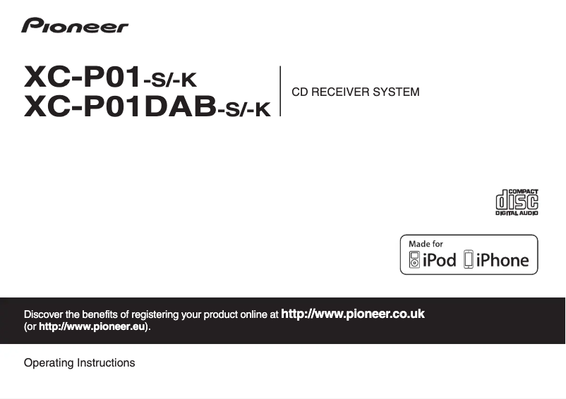 Página 1 del manual Manual de usuario Pioneer P1-K
