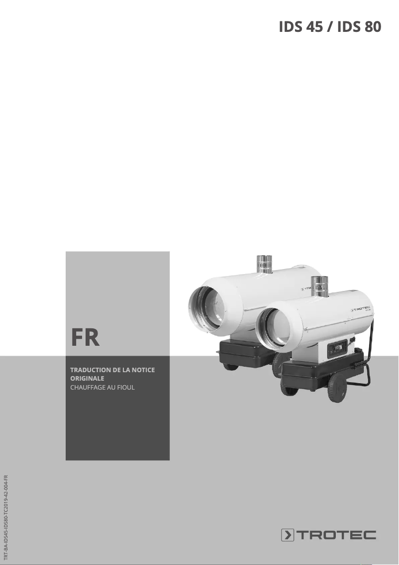Página 1 del manual Manual de usuario Trotec IDS 80