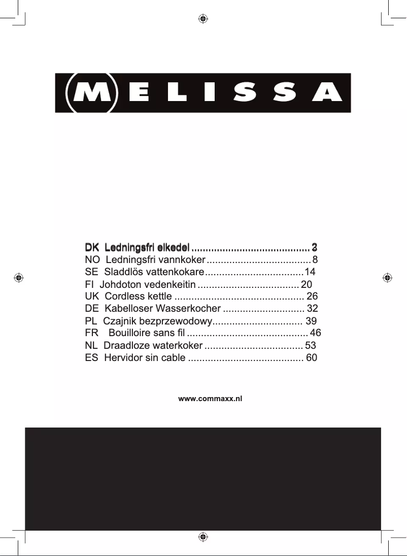 Imagen de la primera página del manual del dispositivo 16130304